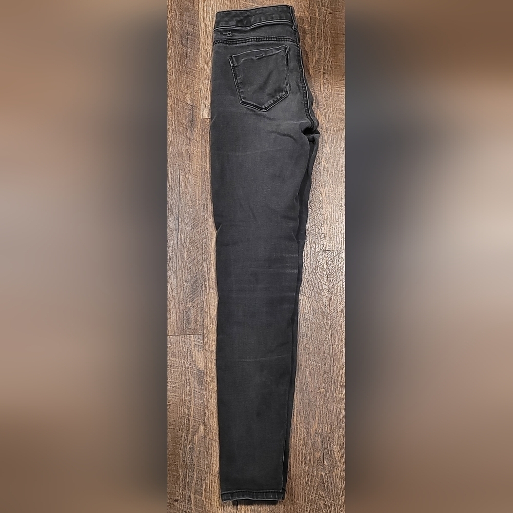 Wax Jean Black Skinny Jeans Sz 1